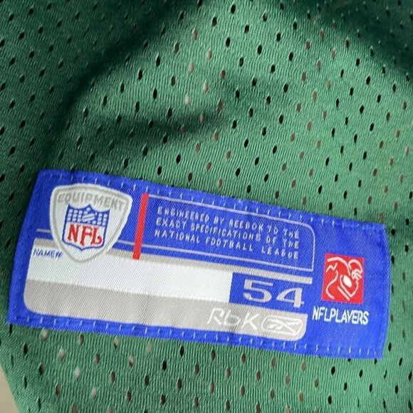 REEBOK AUTHENTIC BRETT FAVRE NEW YORK JETS JERSEY FTL-04-196 - Picture 5 of 6